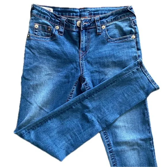 NWOT • True Religion Halle Mid Rise Super Skinny Jeans - Picture 1 of 14